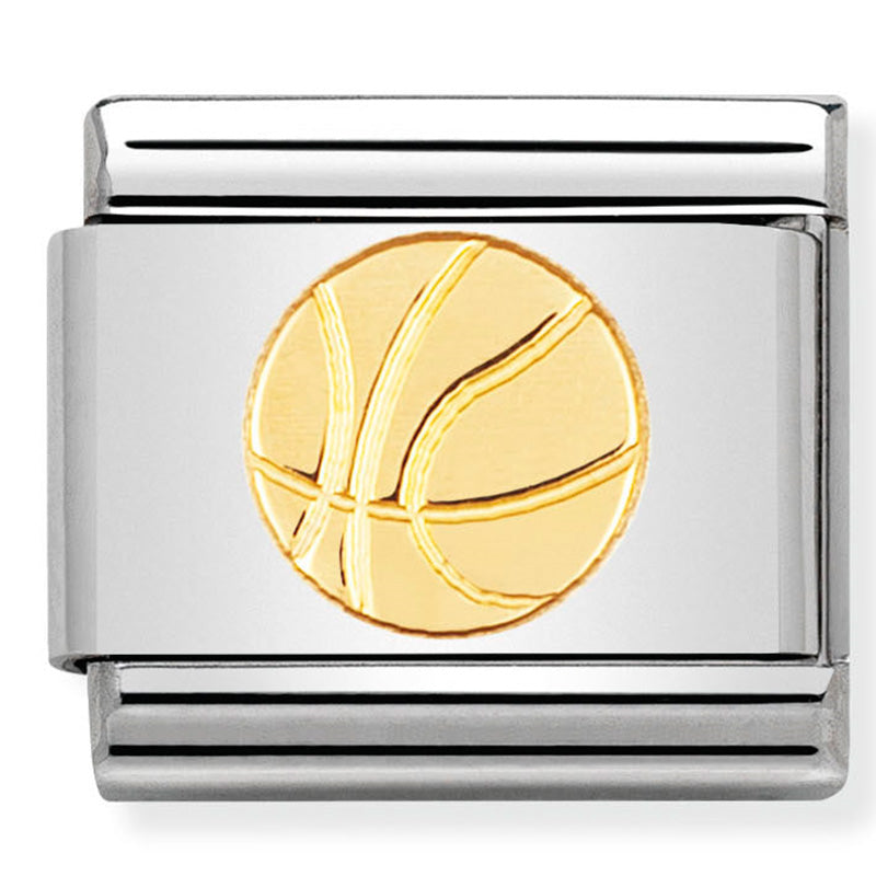 Composable Classic Link Basketball in 18ct Gold