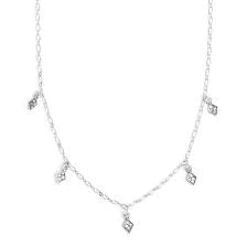 Miniature Charm Silver Plated Necklace