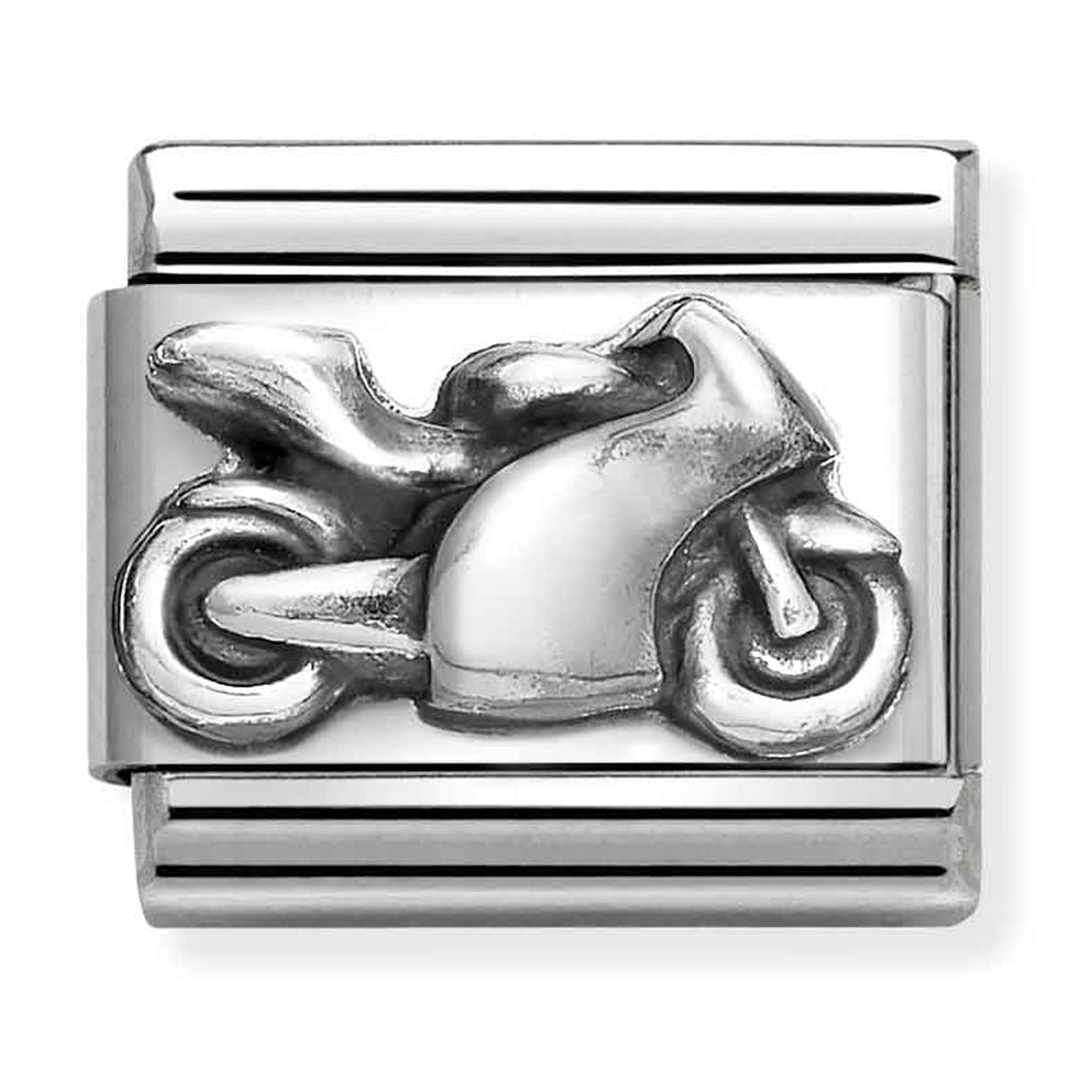 Composable Classic Link Motorbike in Sterling Silver