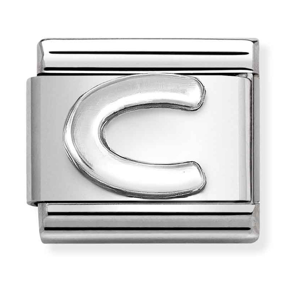 Composable Classic Link Letter C in Sterling Silver