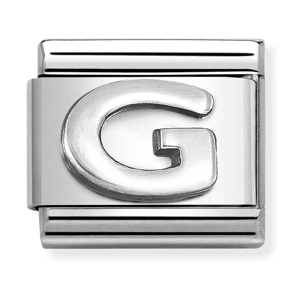 Composable Classic Link Letter G in Sterling Silver