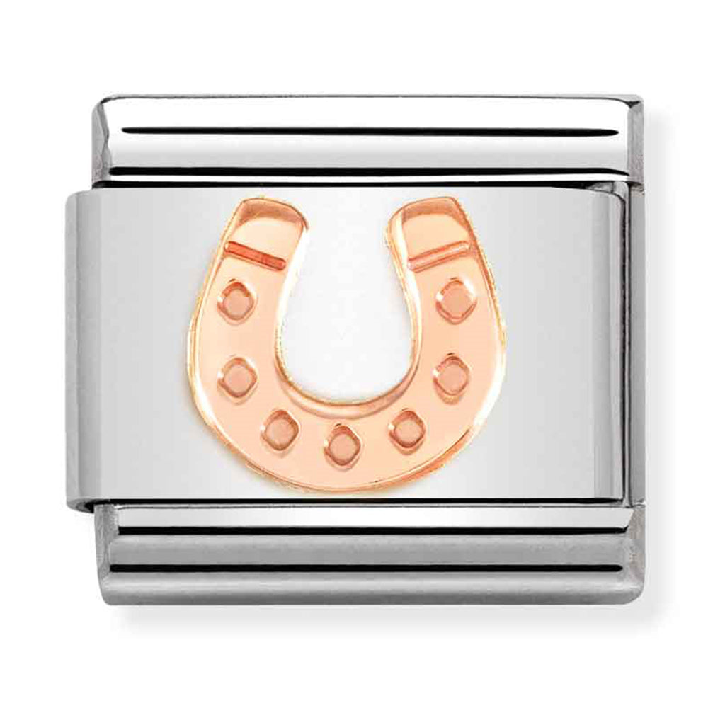 Composable Classic Link Horseshoe in 9ct Rose Gold