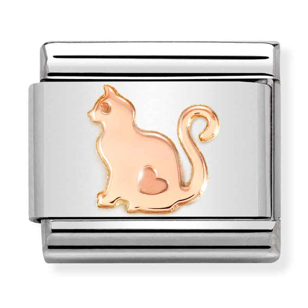 Composable Classic Link Cat in 9ct Rose Gold