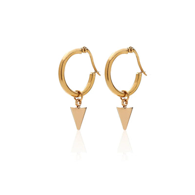 Kate Hoops / Earrings / Gold