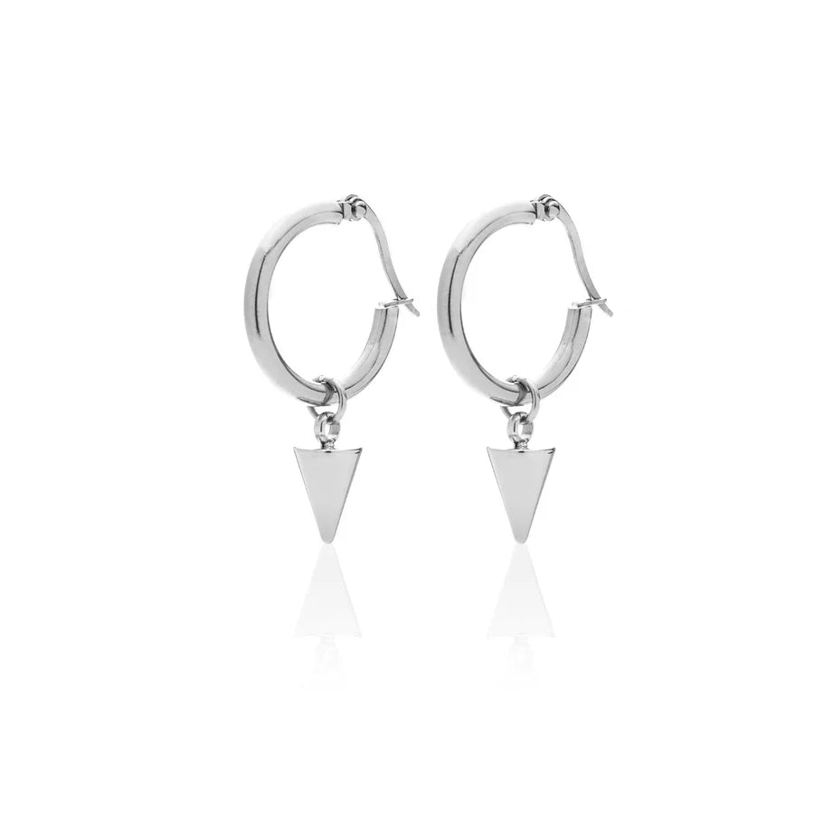 Kate Hoops / Earrings / Silver