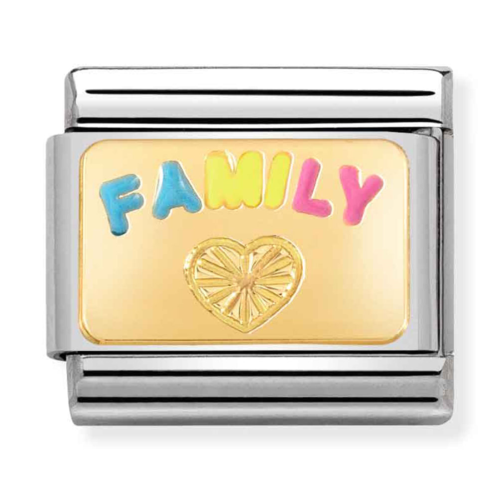 Composable Classic Link Family in Enamel & 18ct Gold