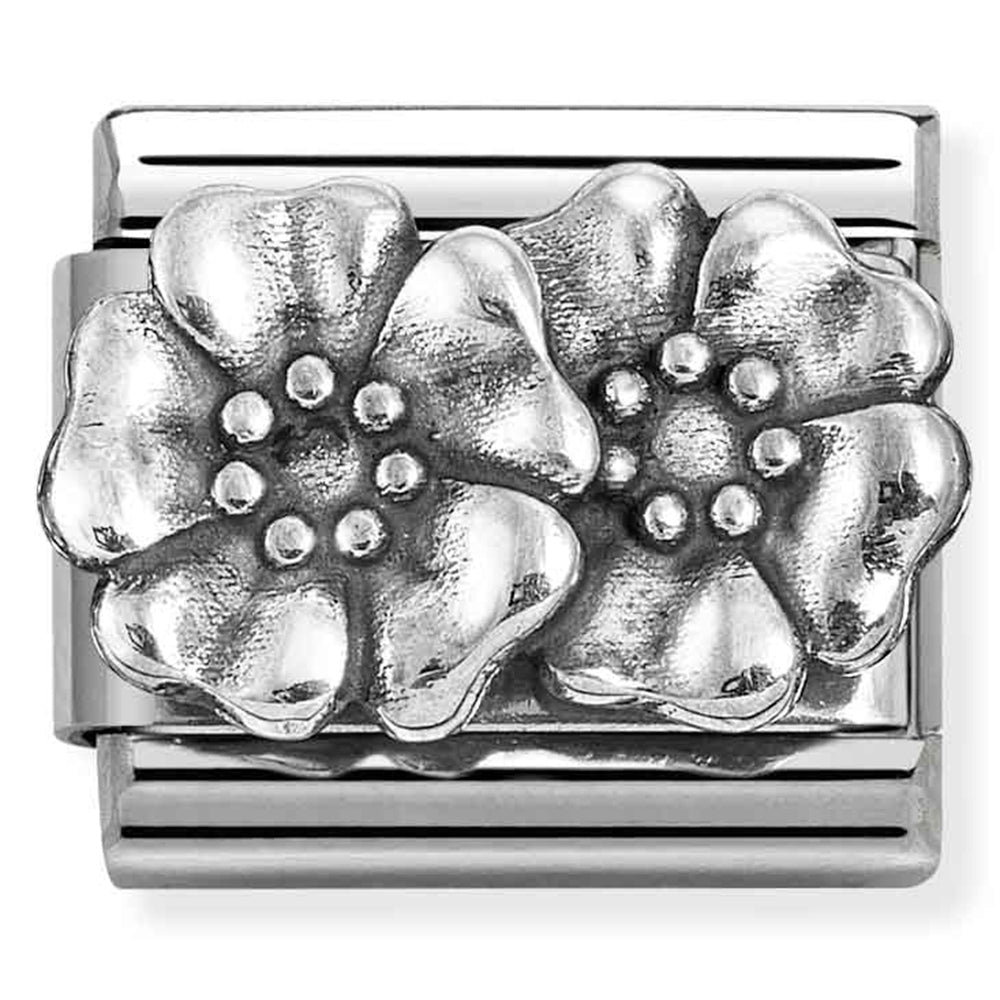 Composable Classic Link Flowers in Silver