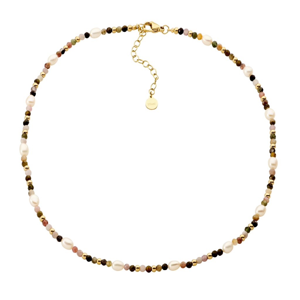 Tourmaline & Freshwater Pearl Necklace