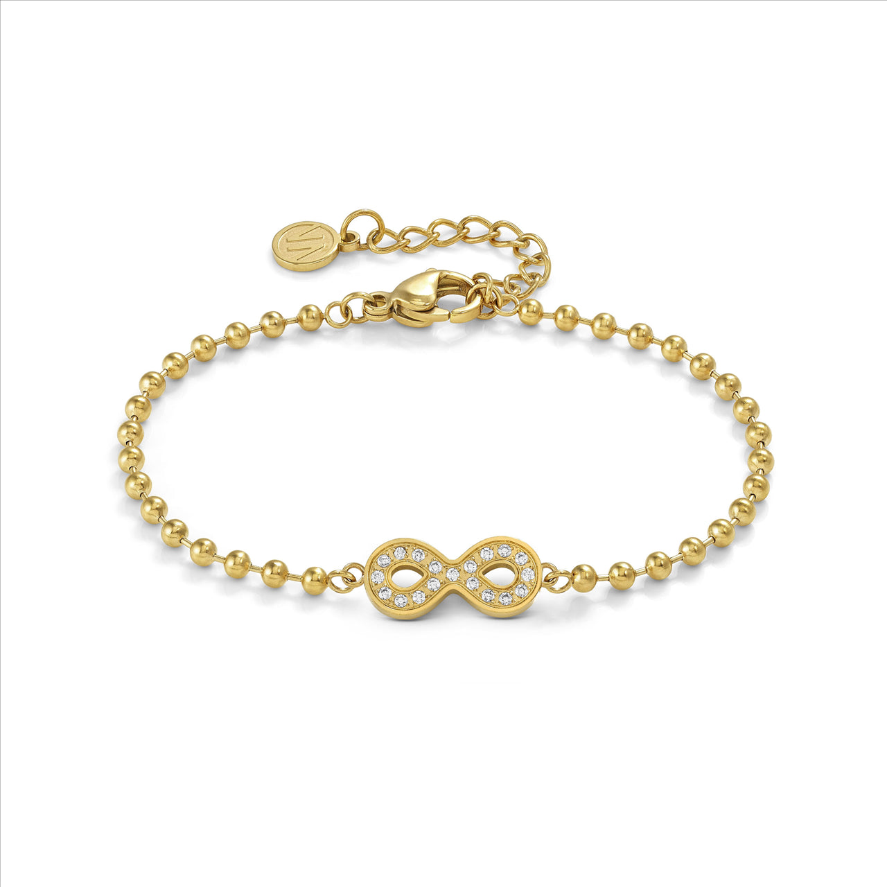 Soffio D'Amore Bracelet Gold Plated Infinity CZ