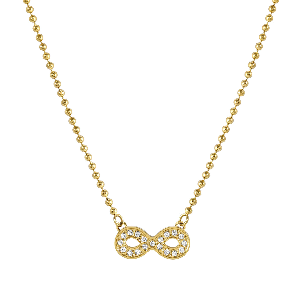 Soffio D'Amore Necklace Affinity Gold Plated with CZ