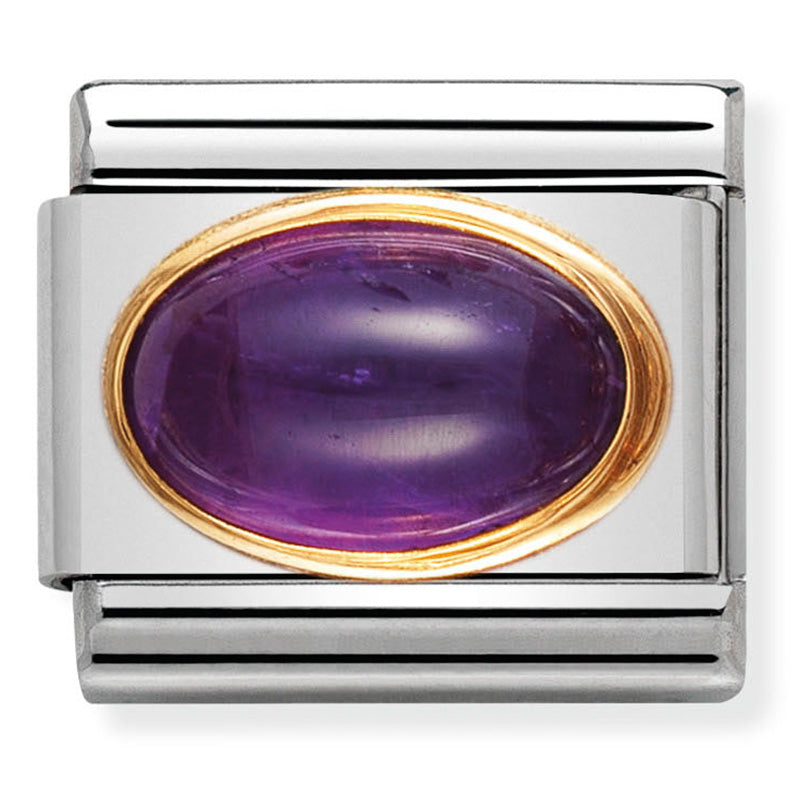 Composable Classic Link Amethyst in18ct Gold