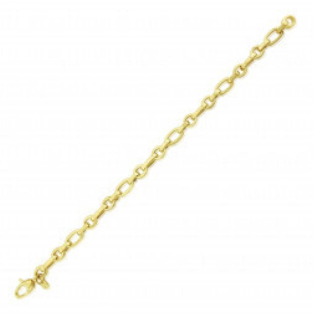 9ct Yellow Gold Hollow Link Bracelet