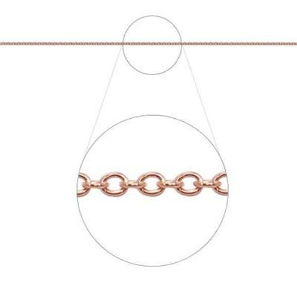 COUNTRY JEWEL 9CT ROSE GOLD CHAIN