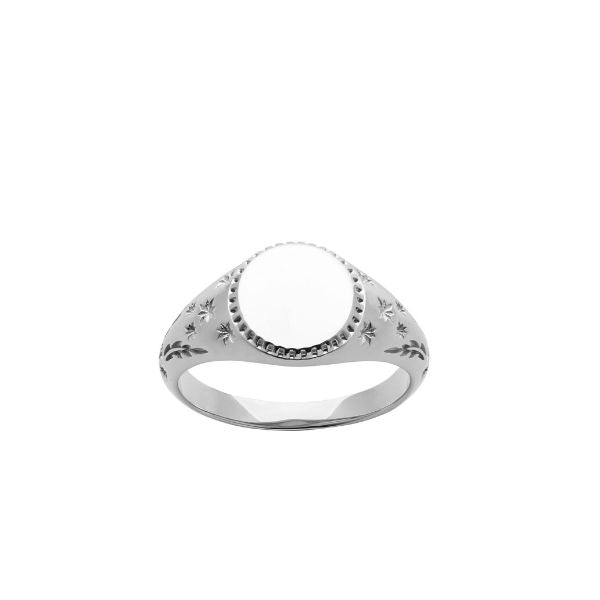 Sterling Silver Society Ring