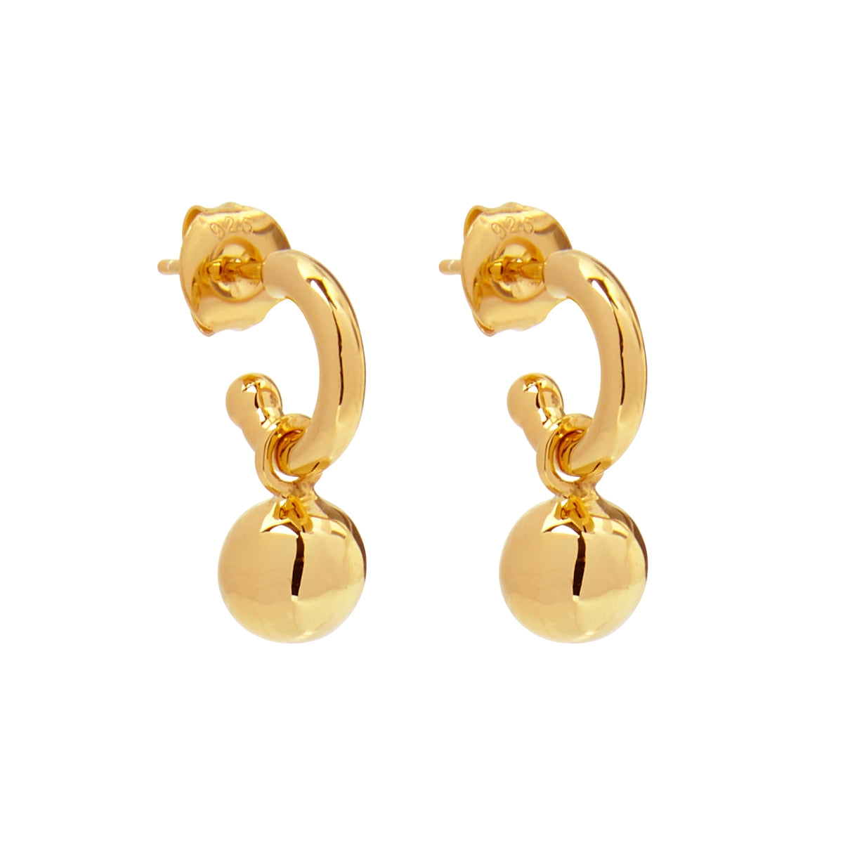 Shimmy Yellow Gold Earring