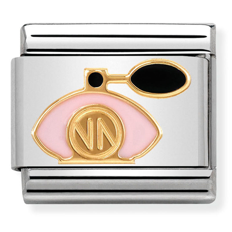 Composable Classic Link Madame Monsieur in Enamel & 18ct Gold