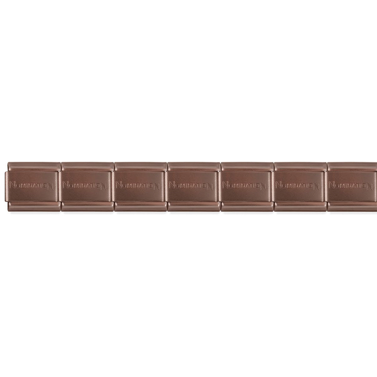 Classic Composable Matte Chocolate Plated 13cm Starter Bracelet.
