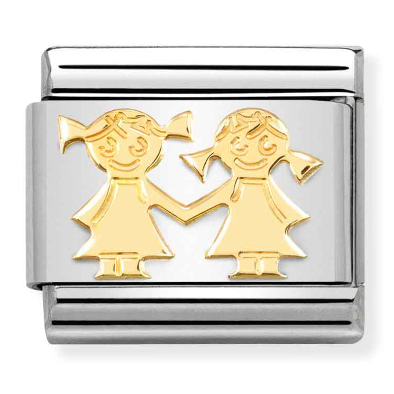 Composable Classic Link Sisters in 18ct Yellow Gold