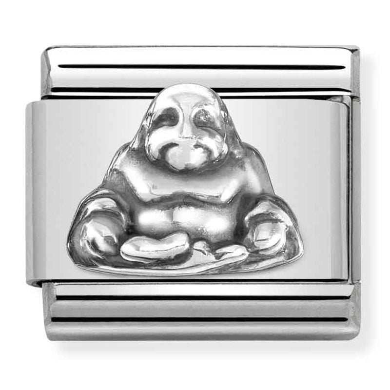 Composable Classic Link Buddha in Sterling Silver