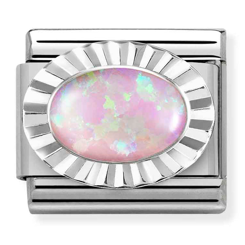 Composable Classic Link Pink Opal in Sterling Silver