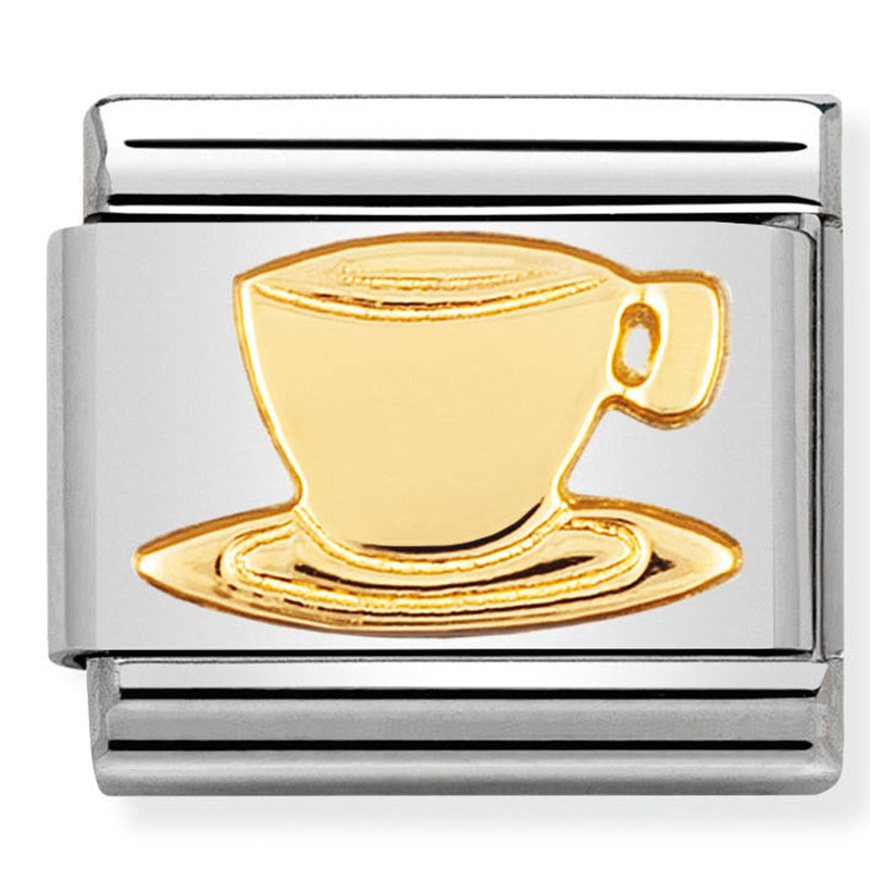 Composable Classic Link Coffee Cup in 18ct Yellow Gold