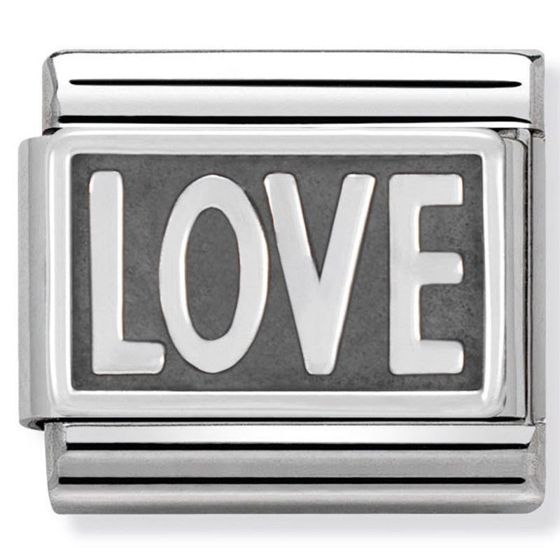 Composable Classic Link Love in Sterling Silver