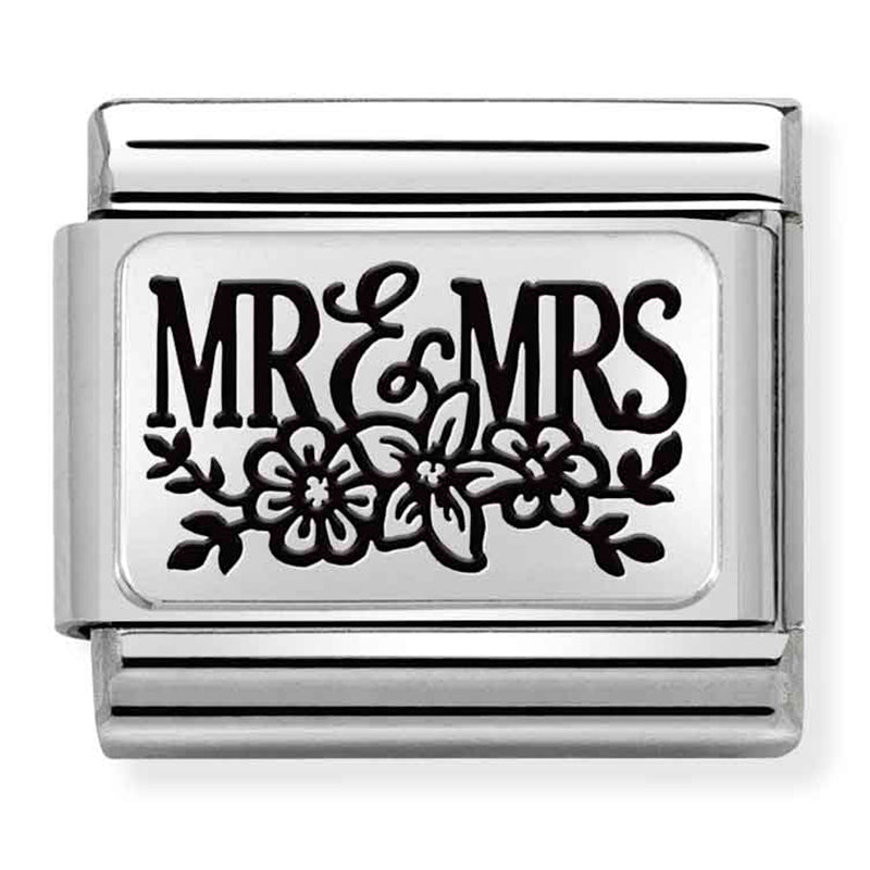 Composable Classic Link Mr & Mrs in Sterling Silver
