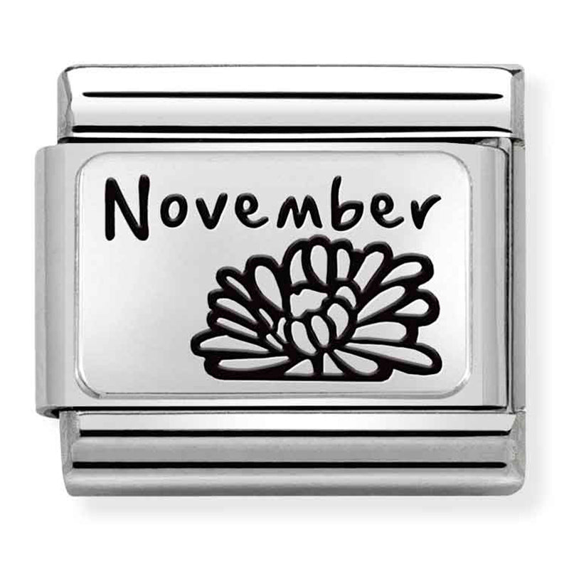Composable Classic Link November in Sterling Silver