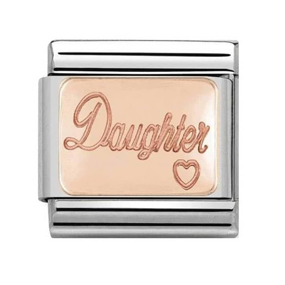 Composable Classic Link Daughter in 9ct Rose Gold Plate